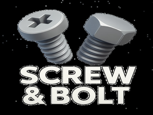 screw bolt 3d